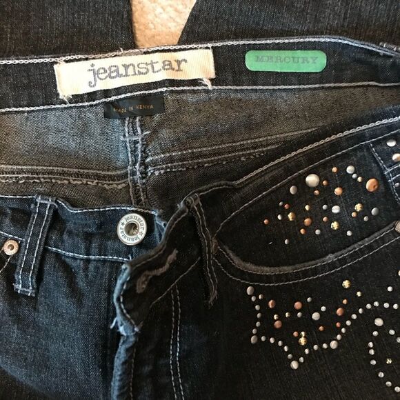 Jeanstar black flare leg jeans - Picture 3 of 4